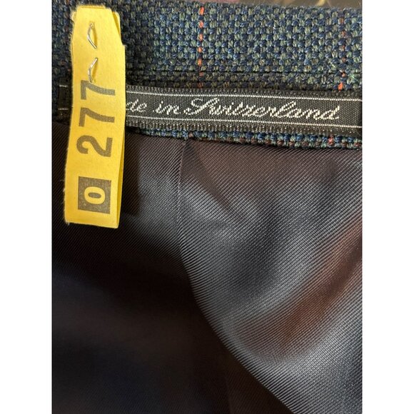 Ermenegildo Zegna Blue Wool Cashmere Taglio Escusivo Blazer Luxury‎ Jacket Sz 50 - Picture 14 of 14